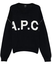 A.P.C. - Pull Logo - Lyst