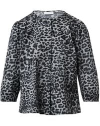 Comma, - Top Met Luipaardprint - Lyst