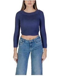 Jacqueline De Yong - Round-Neck Knitwear - Lyst