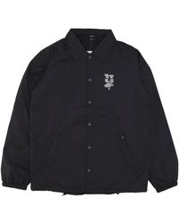 Huf - Jassen ,Zwart ,Nylon Zwarte Nylon Coach Jack Megablast - Lyst