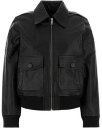 A.P.C. - Leather Jackets - Lyst