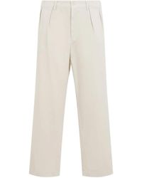 Prada - Wide Trousers - Lyst