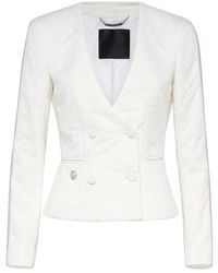 Philipp Plein - Lace Double Breasted Blazer - Lyst