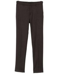 Incotex - Broeken ,Bruin ,Wol Tailored Wool Broeken - Lyst