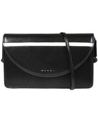 Marni - Borsa a tracolla in ecopelle - Lyst