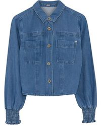 GUSTAV - Elegante Denim Jas - Lyst
