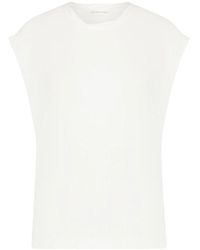 Jane Lushka - Camiseta maria logo | blanco - Lyst