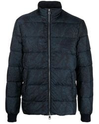 Etro - Paisley Gewatteerde Donsjas Met Pegaso - Lyst