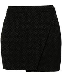 Marine Serre - Moon Diamant Jacquard Skirt - Lyst