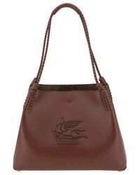 Etro - Libra Leder Tote Tasche - Lyst