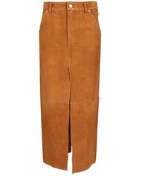 DARKPARK - Erika Midi Rok - Lyst