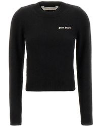 Palm Angels - Round-Neck Knitwear - Lyst