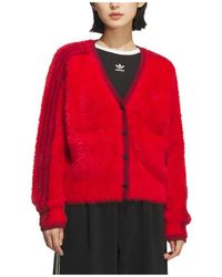 adidas - Fitness ,Rood ,Crafted Cardigan W - Lyst