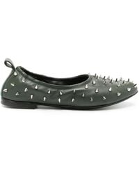Agl Attilio Giusti Leombruni - Ballerinas mit nieten aus leder - Lyst