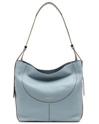 Gianni Chiarini - Blaue Leder-Schultertasche - Lyst