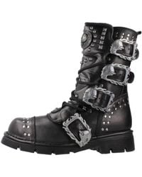 New Rock - Lace-Up Boots - Lyst