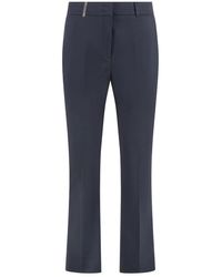 Peserico - Wide Trousers - Lyst