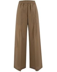 Brunello Cucinelli - Wide-Leg Broeken - Lyst