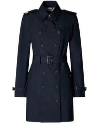 Save The Duck - Blauer Mantel Für Männer - Lyst