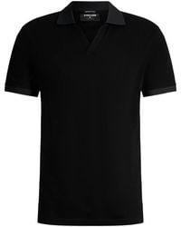 Strellson - Polo-Shirt Mit Feiner Rippstruktur - Lyst