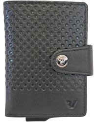 Roncato - Accessoires ,Zwart ,Leer Iron Kaarthouder - Lyst