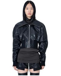 Rick Owens - Dracuflight Leren Jack - Lyst