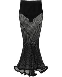 Givenchy - Midi Kickback Rok - Lyst