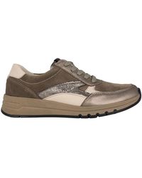 Waldläufer - Schoenen ,Veelkleurig ,Leer Sneaker Met Brede Pasvorm - Lyst