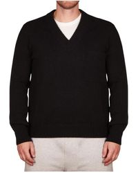 Alpha Studio - Scollo V M/L V-Ausschnitt Strickpullover - Lyst