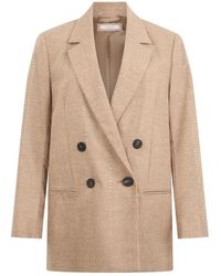 Peserico - Double-Breasted Jacket - Lyst