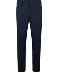 Moorer - Broeken ,Blauw ,Broeken - Lyst