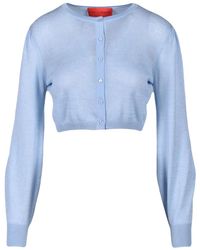 Wild Cashmere - Truien & Vesten ,Blauw ,Kasjmier Vest - Lyst