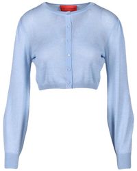 Wild Cashmere - Truien & Vesten ,Blauw ,Kasjmier Vest - Lyst