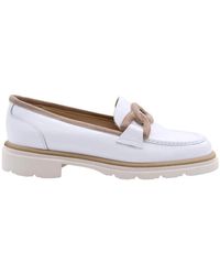 Luca Grossi - Klassische Leder Mokassin Schuhe Brindisi Stil - Lyst