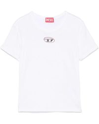 DIESEL - Weiße t-shirts und polos - Lyst