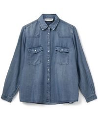 Sofie Schnoor - Overhemden ,Blauw ,Katoen Aline Sw Shirt - Lyst