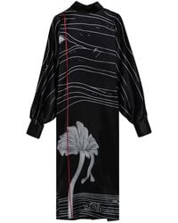 Ferragamo - Satijnen Jurk - Lyst