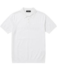John Richmond - Tops ,Wit ,Katoen Silkom Polo - Lyst