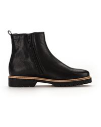 Gabor - Eleganter Leder Knöchelstiefel mit Luftkammer-Sohle - Lyst