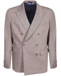 Paul Smith - Double-Breasted Blazer - Lyst