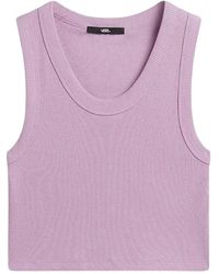 Vans - Truien & Vesten ,Roze ,Rib Tank Top - Lyst