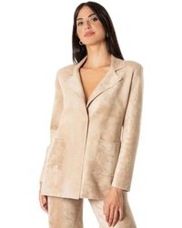 D.exterior - Jassen ,Bruin ,Wol Fluwelen Jas - Lyst