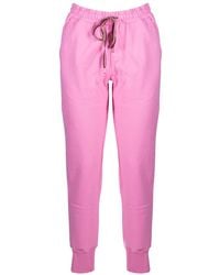 Paul Smith - Broeken ,Roze ,Katoen Zebra Logo Trainingsbroeken - Lyst