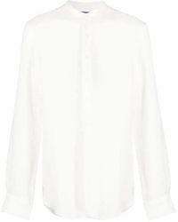Ralph Lauren - Camicia uomo bianca casual a maniche lunghe - Lyst