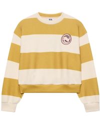 Gcds - Hoodies & Sweatvesten ,Geel ,Polyester Kittho Patch Crewneck - Lyst