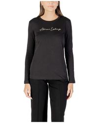 ARMANI EXCHANGE - Long Sleeve T-Shirts - Lyst
