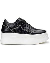 Cult - Sneakers in pelle nera donna - Lyst