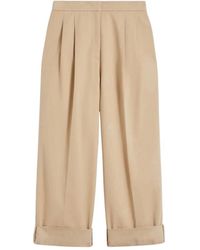 Weekend by Maxmara - Cropped Trousers - Lyst