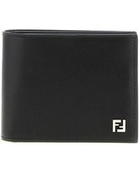 Fendi - Bi-Fold Portemonnee Met Ff Logo - Lyst