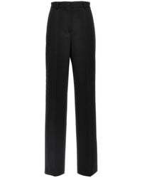 Dolce & Gabbana - Broeken ,Zwart ,Wol Wool Gabardine Tuxedo Pants - Lyst